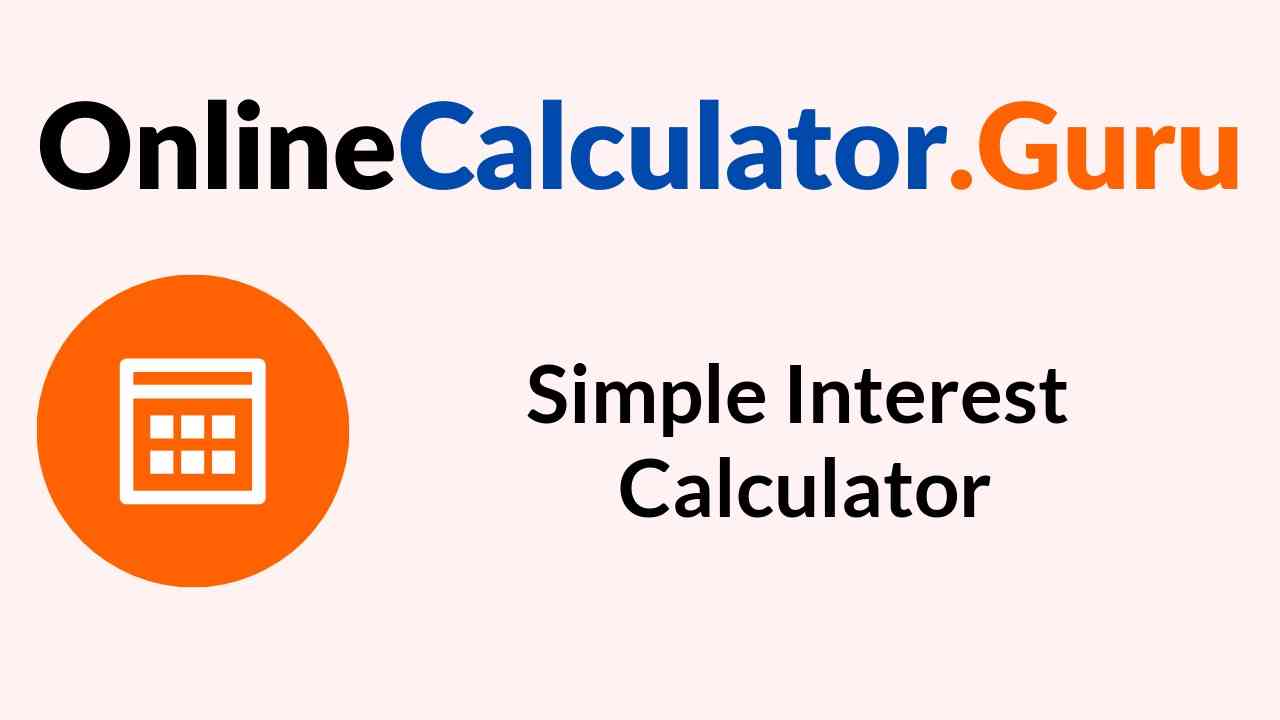 Simple Interest Calculator